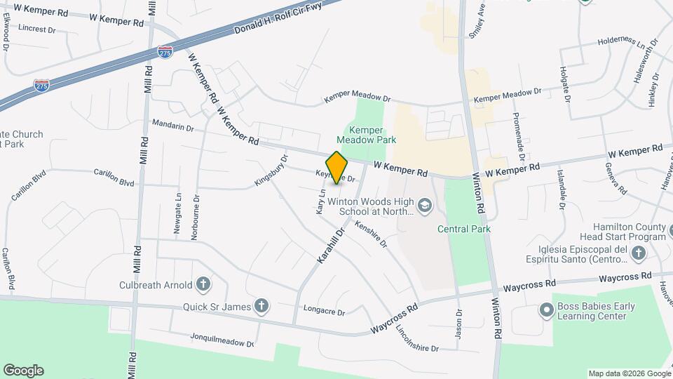 11445 Kentbrook Ct Mapa y Detalles de la Ubicación