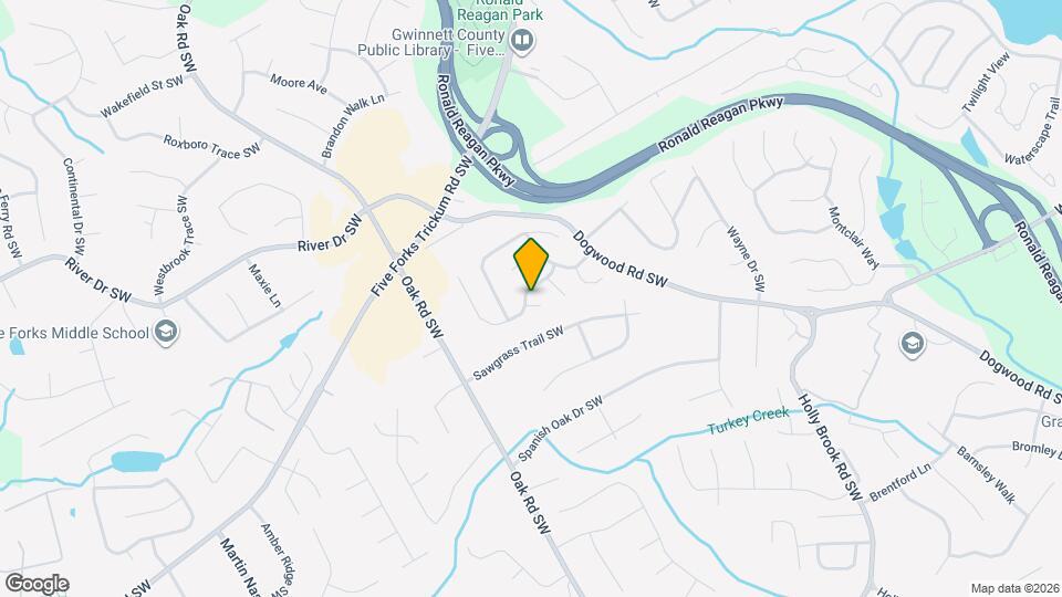 1135 Laurel Cove Dr Map and Location Details