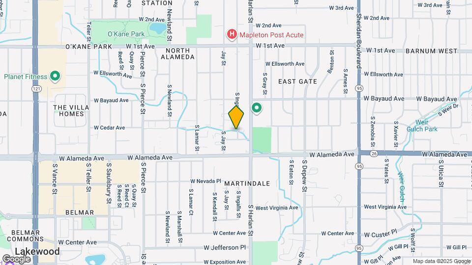 217 S Ingalls St Map and Location Details
