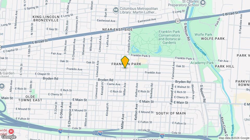 243 Miller Ave Map and Location Details