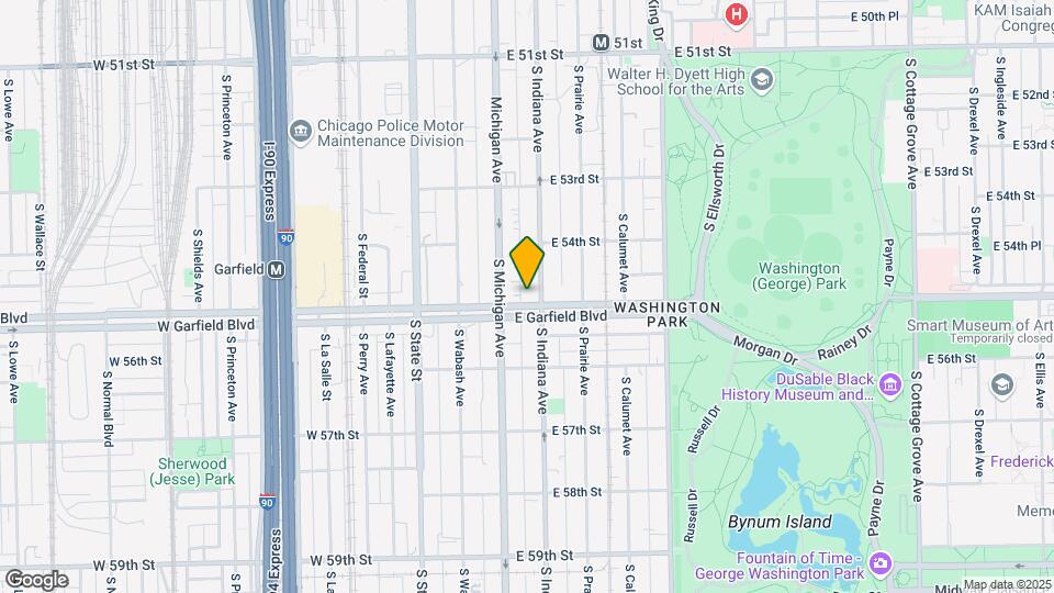 5450-5452 S Indiana Ave Mapa y Detalles de la Ubicación