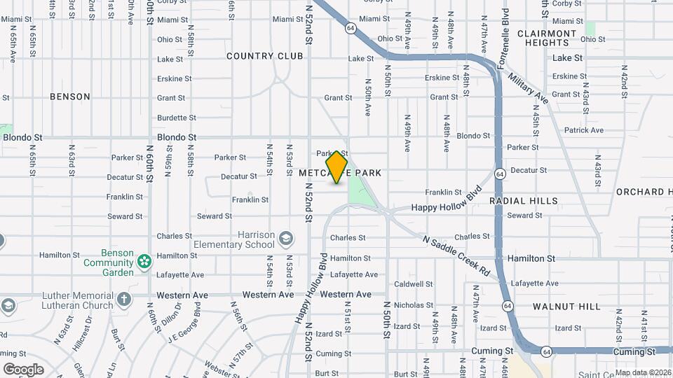 5120 Franklin St Map and Location Details