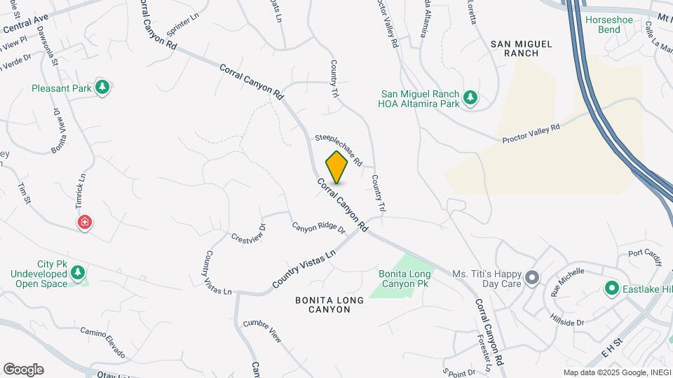 4319 Corral Canyon Rd, Unit A Map and Location Details