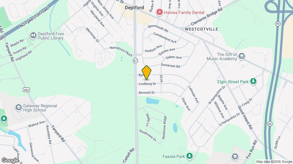 1030 Lindberg Dr Map and Location Details