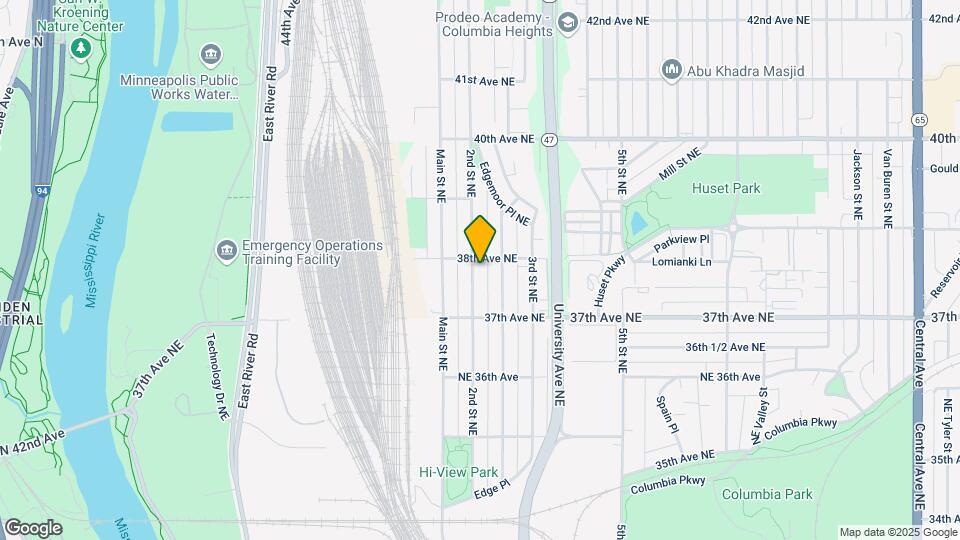 3747 2nd St NE Map and Location Details