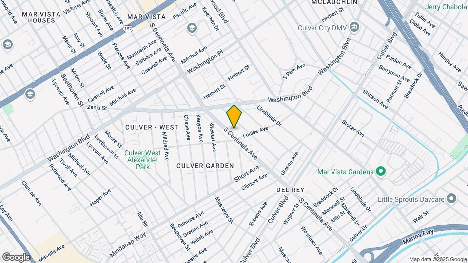 4258 S Centinela Ave Mapa y Detalles de la Ubicación