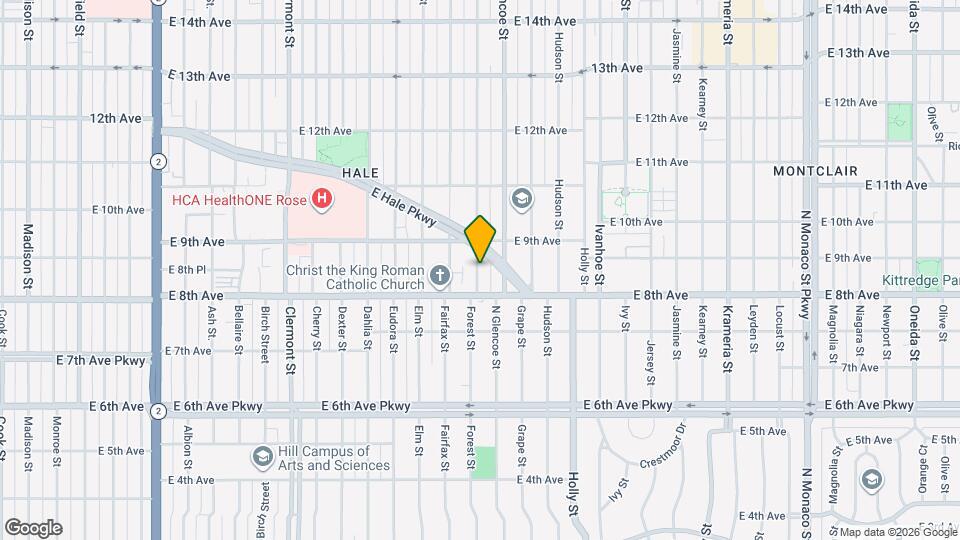 846 1/2 Forest St, Unit 846 1/2 Forest Mapa y Detalles de la Ubicación