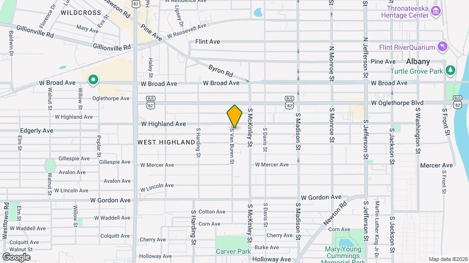 306 S Van Buren St Map and Location Details