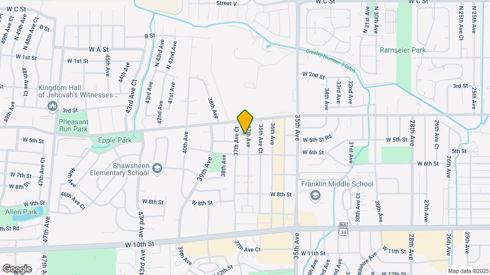 503 37th Ave Map and Location Details