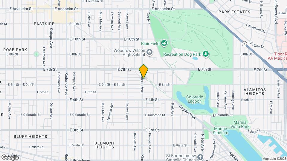 620 1/2 Ximeno Ave, Unit 157 Mapa y Detalles de la Ubicación