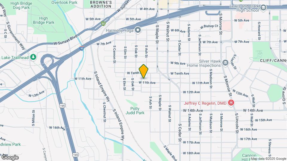 1722 W 11th Ave Mapa y Detalles de la Ubicación