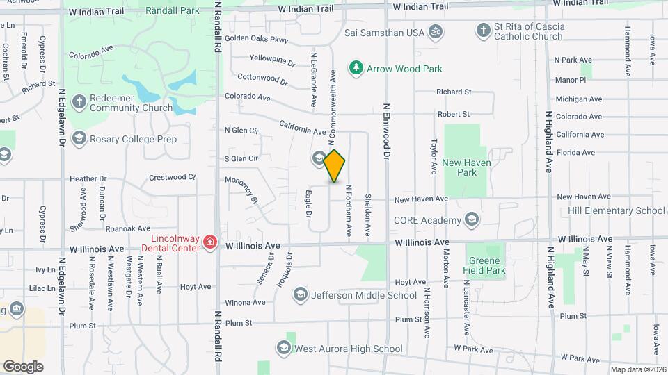 823 N Commonwealth Ave Map and Location Details