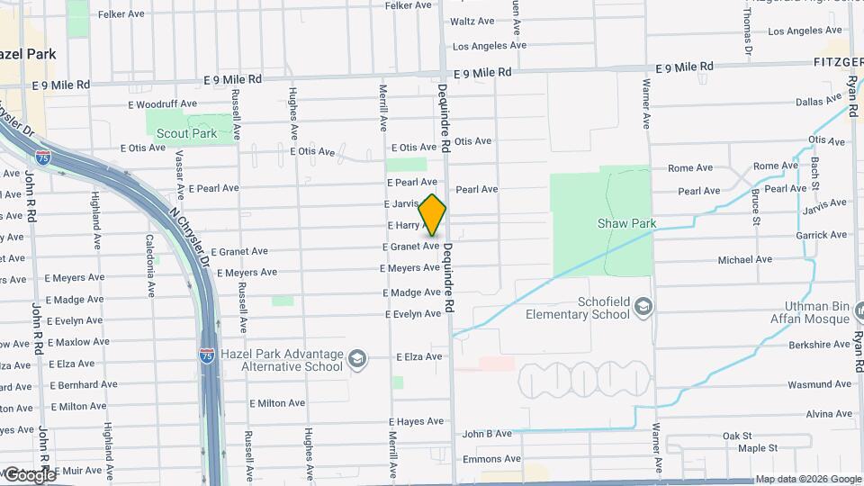 1837 E Granet Ave Map and Location Details