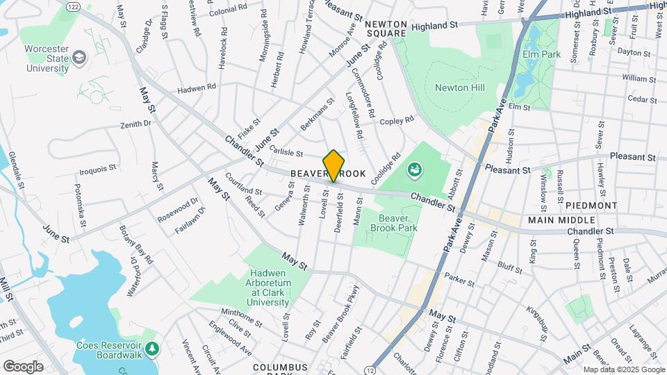 356 Chandler St, Unit 1 Map and Location Details