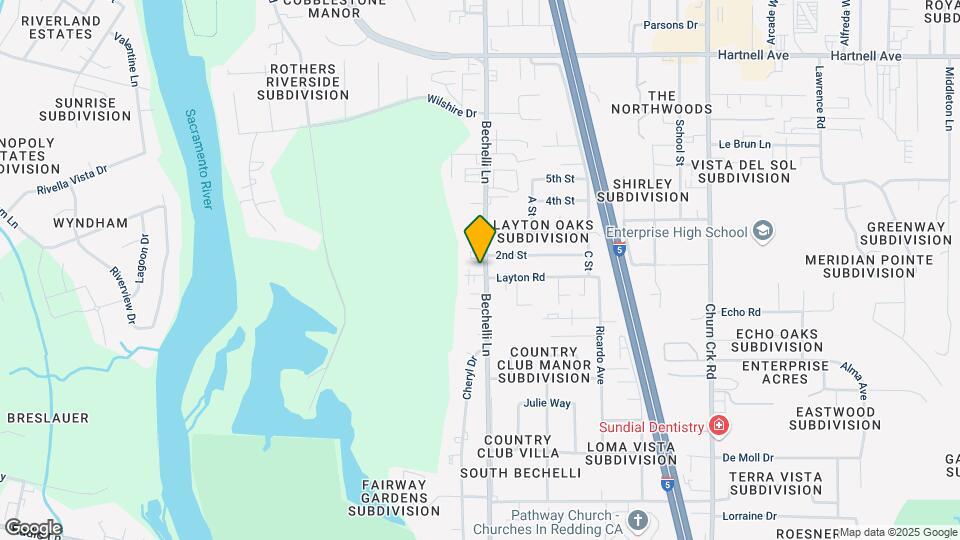 3460 Bechelli Ln-Unit -F Map and Location Details