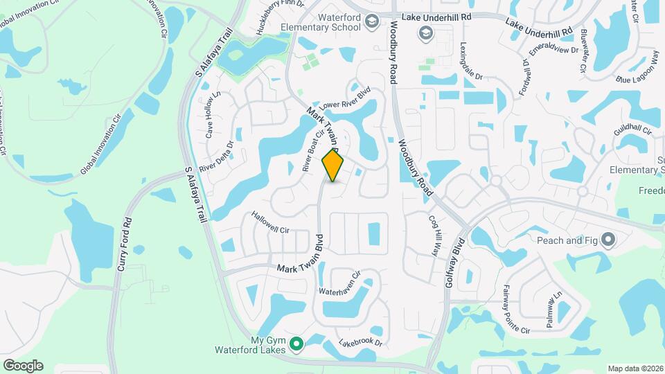 12714 Paddle Ct Map and Location Details