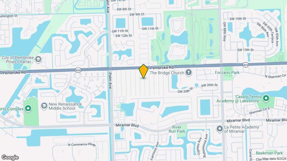 1814 SW 97th Terrace Map and Location Details