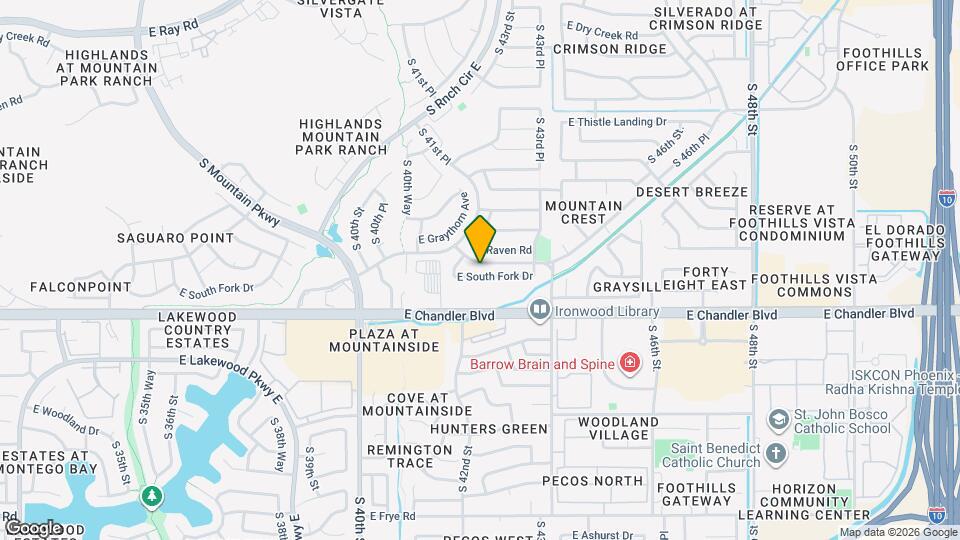 4232 E South Fork Dr Map and Location Details