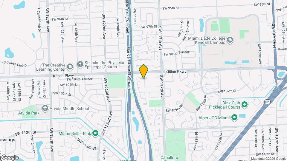 10468 SW 118th Ave Map and Location Details