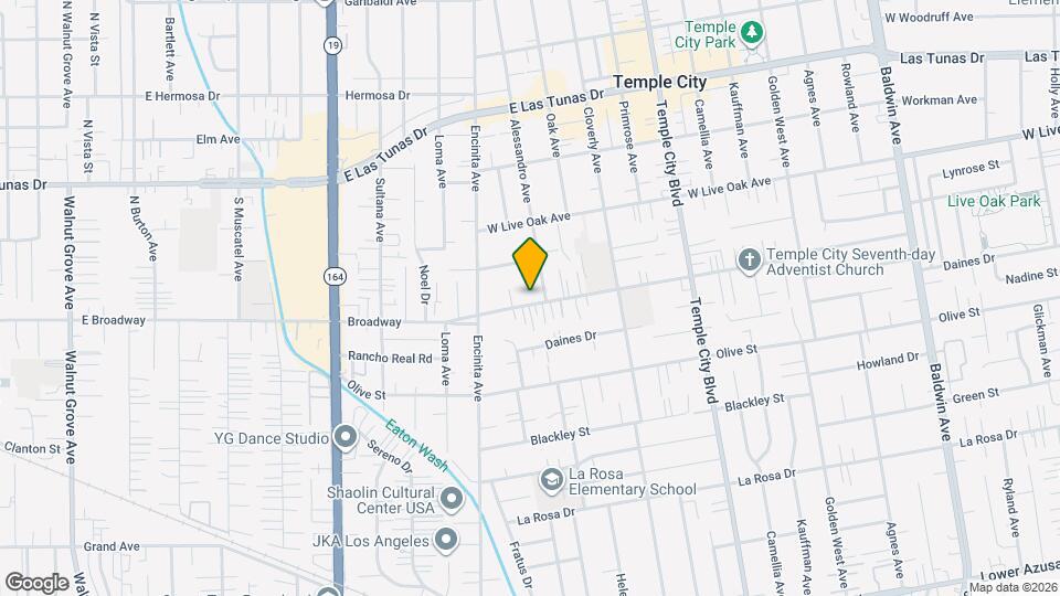 9321 Broadway Map and Location Details