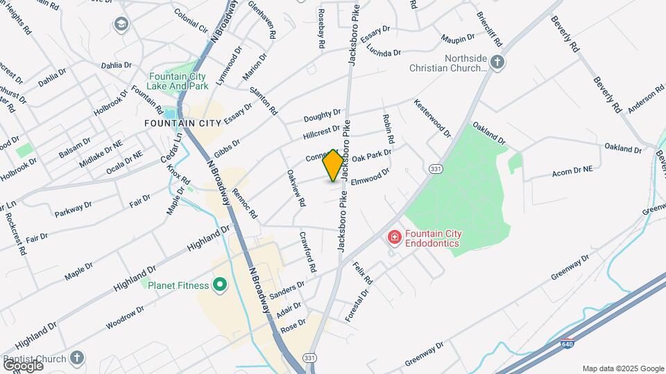 5021 Jacksboro Pike Map and Location Details