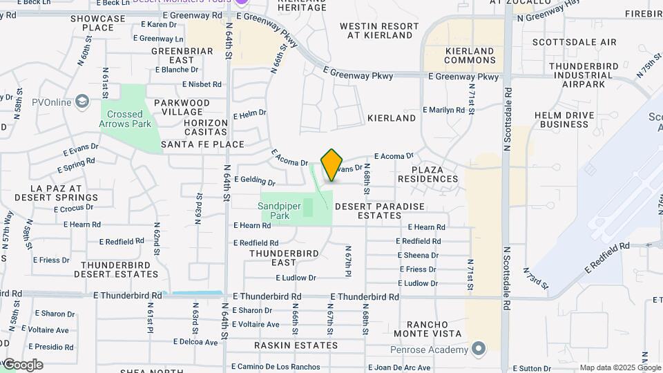 6739 E Gelding Dr Map and Location Details