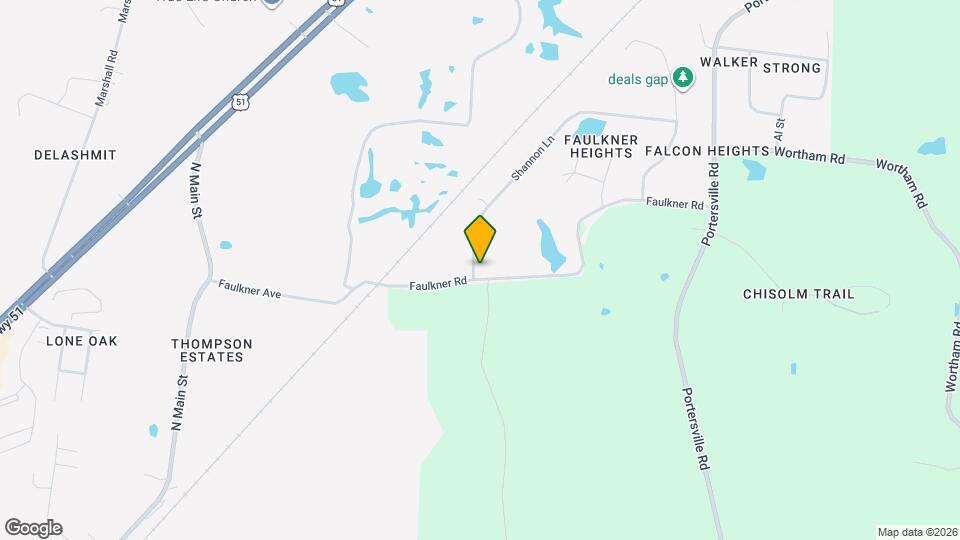 1004 Faulkner Rd Map and Location Details