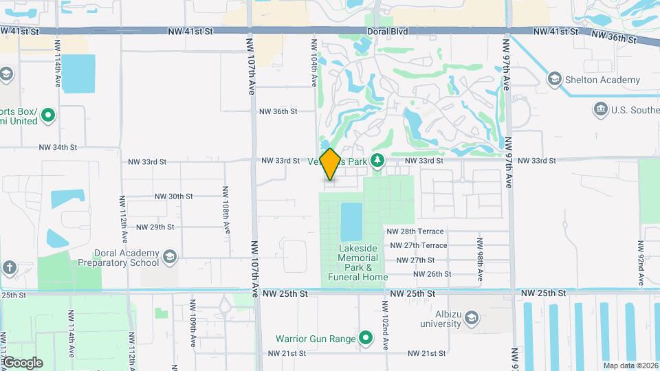 10383 NW 30th Ter Map and Location Details