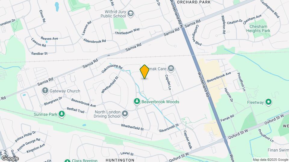 850 Mapleridge St Map and Location Details