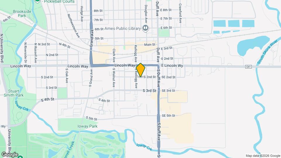 216 S 2nd St Map and Location Details