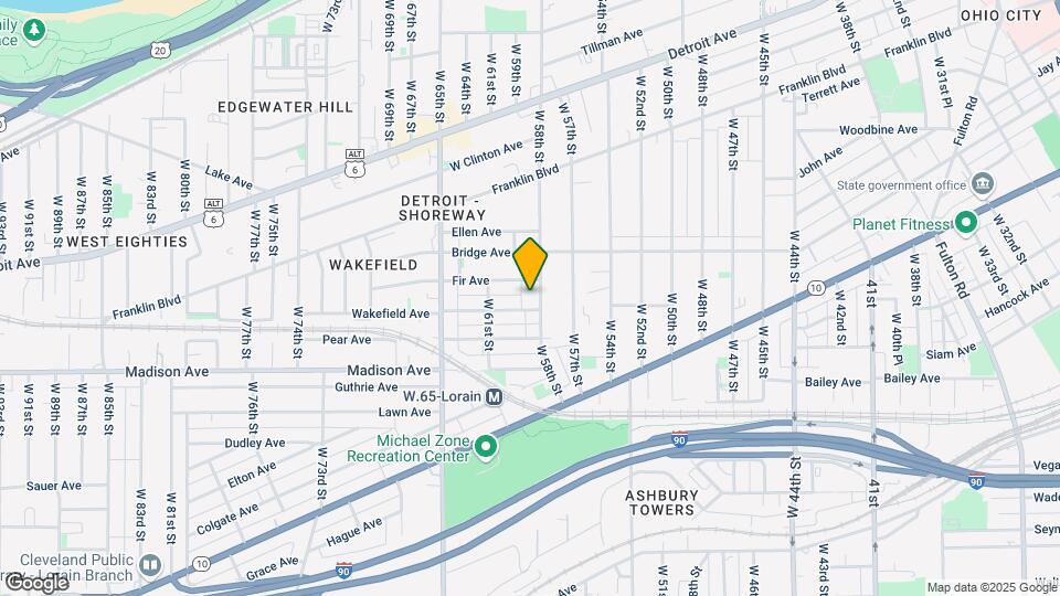 1920 W 58th St Map and Location Details