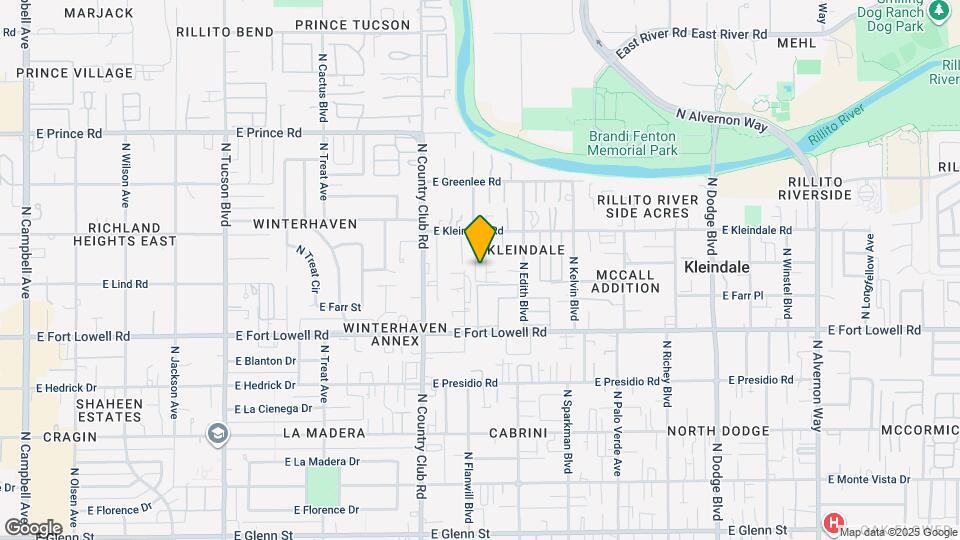 3317 N Howard Blvd Map and Location Details