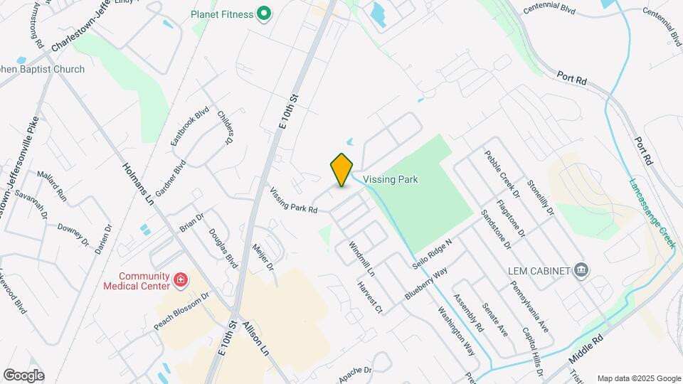 3622 Rolling Ridge Way Map and Location Details