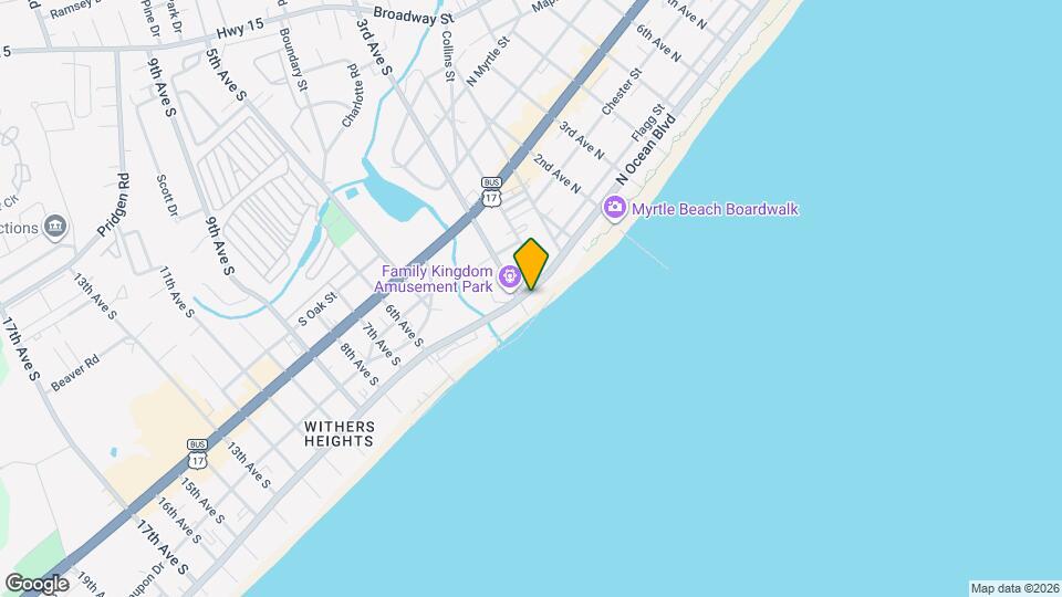 201 S Ocean Blvd Map and Location Details