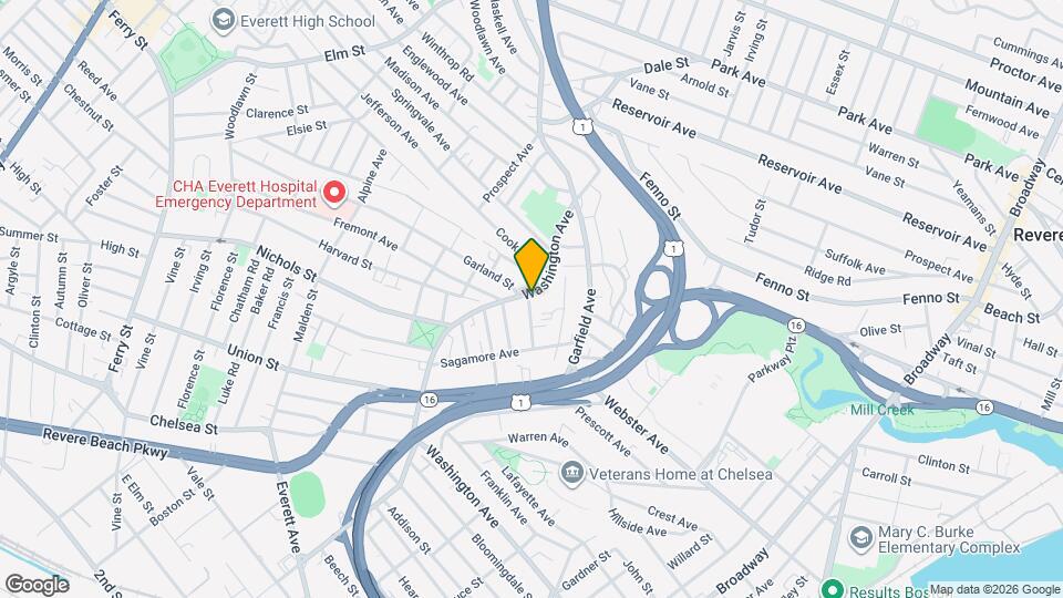 469 Washington Ave Map and Location Details