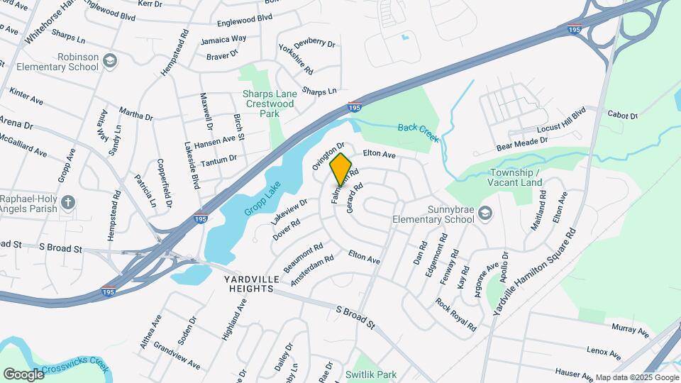 43 Falmouth Rd Map and Location Details