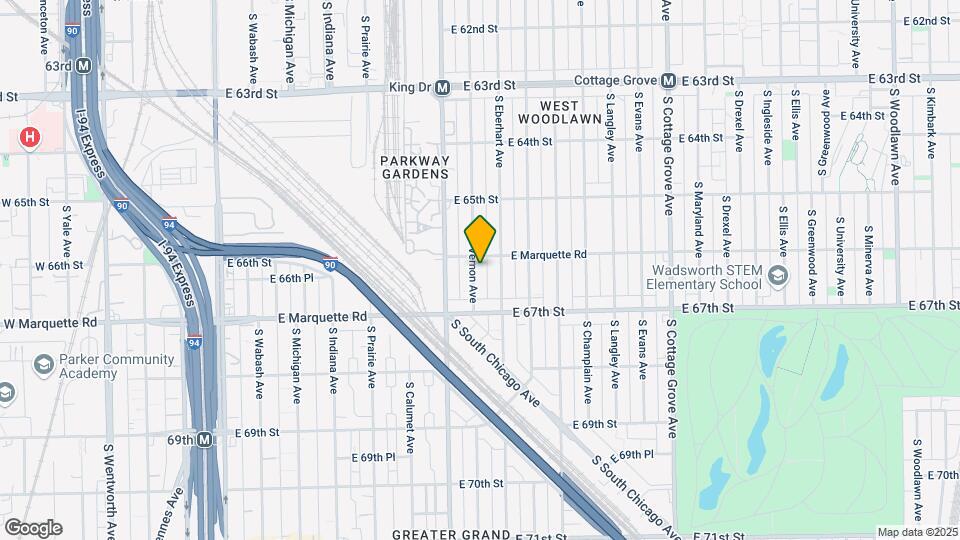 6613 S Vernon Ave, Unit FL 2 Map and Location Details