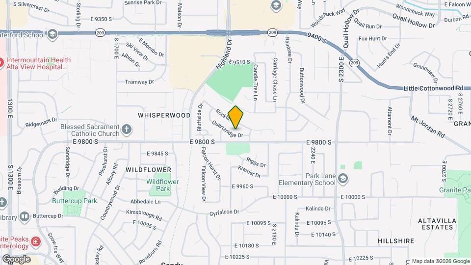 2035 Quartzridge Dr Map and Location Details