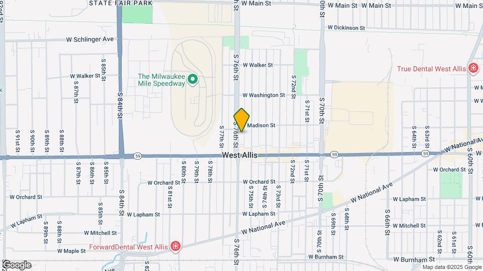 1324 S 76th St Map and Location Details