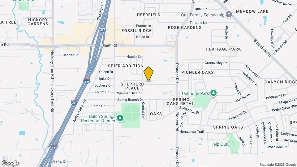 12721 Dodson St Map and Location Details