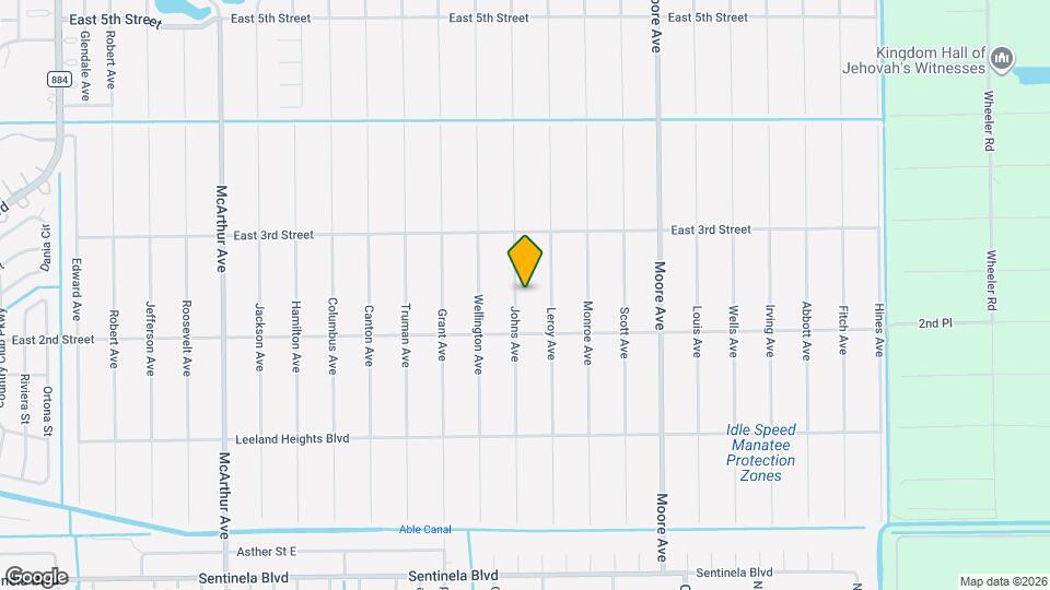 208 Johns Ave Map and Location Details