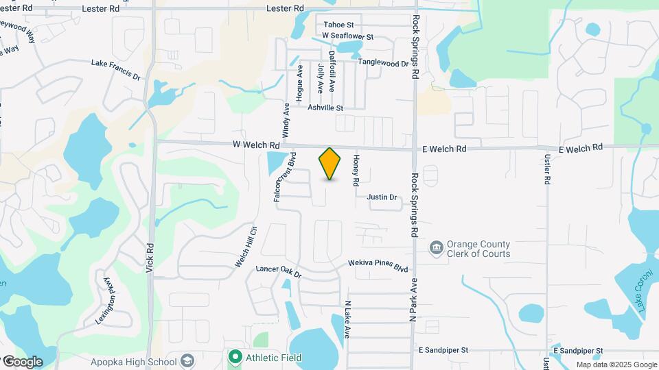 1320 Falconwood Ct Map and Location Details