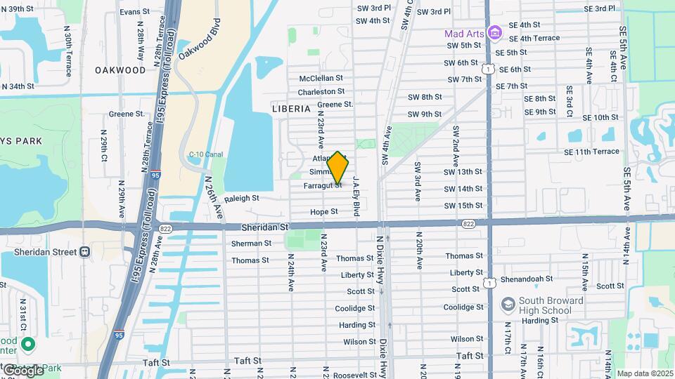 2224 Farragut St, Unit 310 Map and Location Details