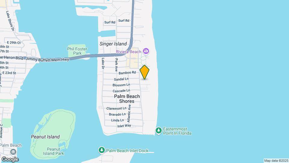 155 S Ocean Ave Map and Location Details