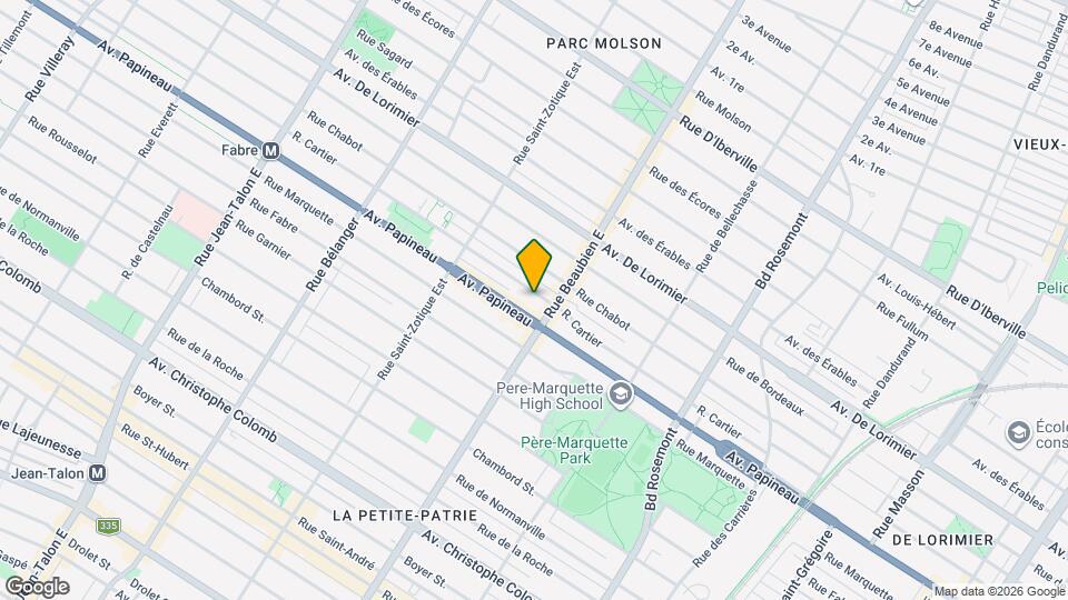 6538 Cartier Rue Map and Location Details