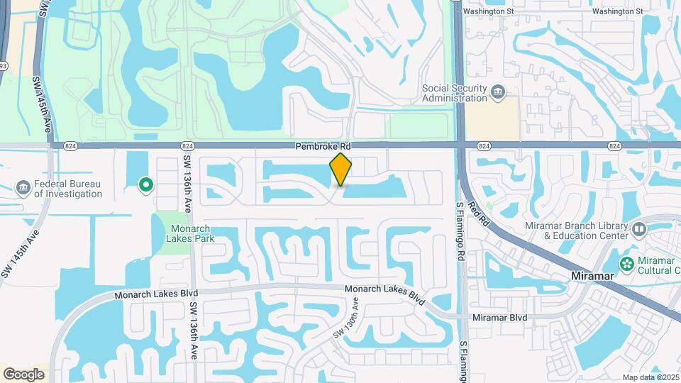 1901 SW 129th Terrace Map and Location Details