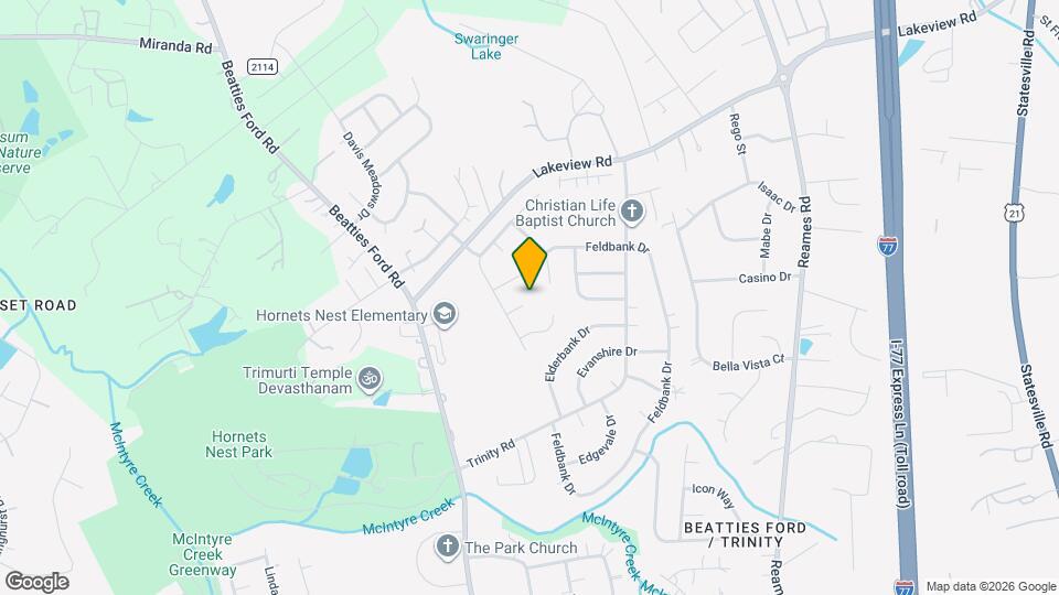 6602 Cedar Cliff Dr Map and Location Details