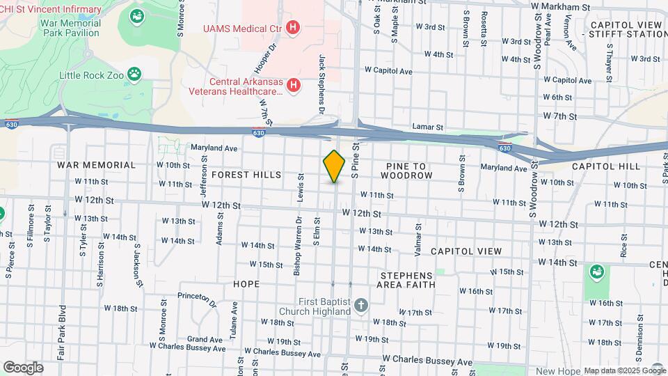 4000 W 11th St Map and Location Details