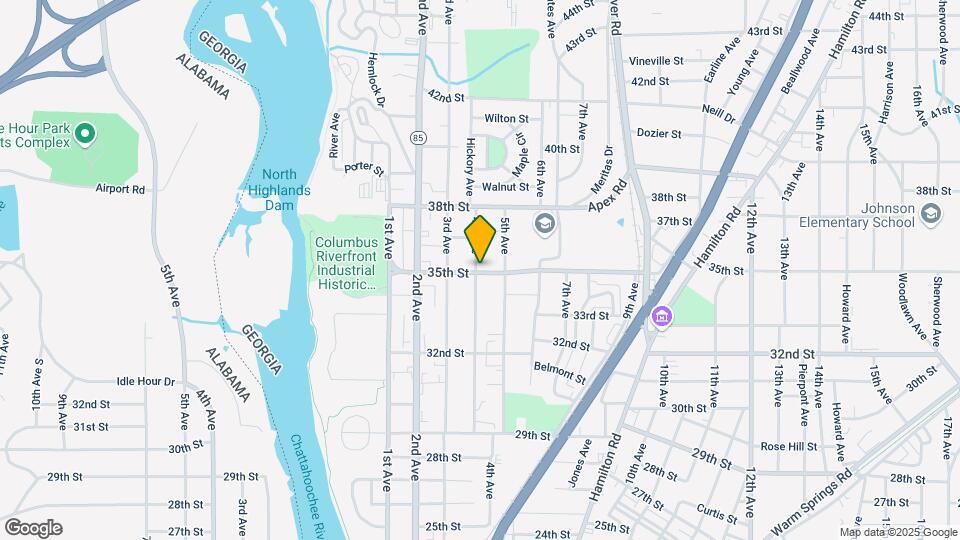401 35th St Mapa y Detalles de la Ubicación