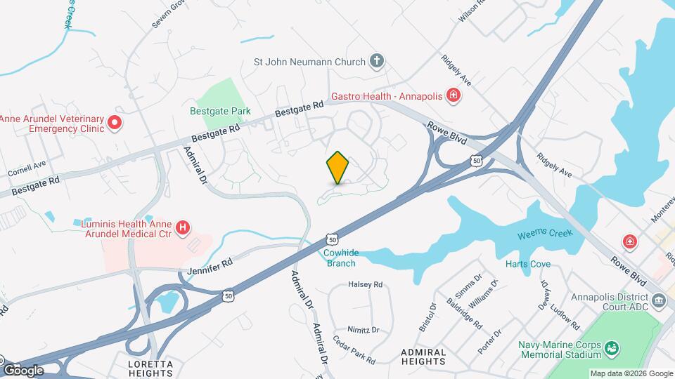 2015 Governor Thomas Bladen Way Map and Location Details